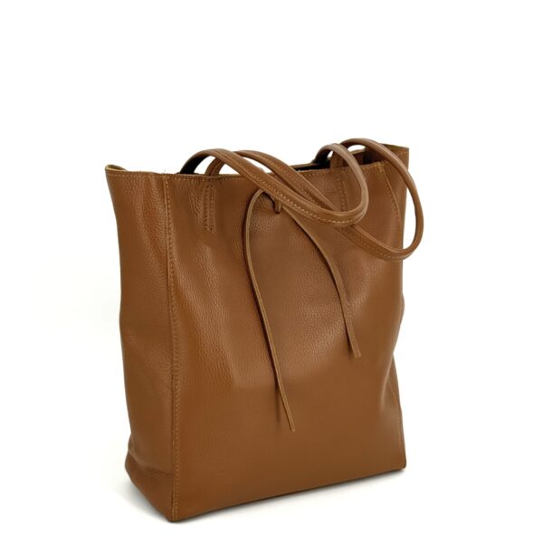 Kožená kabelka/vak z brúsenej kože Marliana