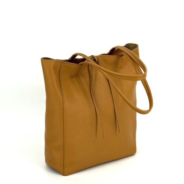 Kožená kabelka/vak z brúsenej kože Marliana