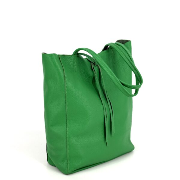 Kožená kabelka/vak z brúsenej kože Marliana