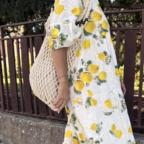 Kabelka Barga - prírodno-zlatá