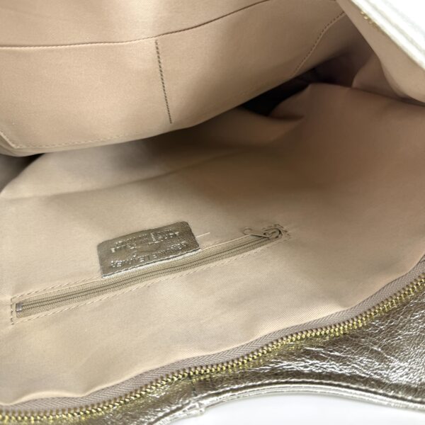 Vaková kožená kabelka Bagnone - maslová