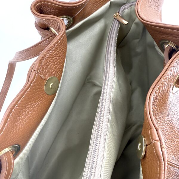 Kožená kabelka Diane - maslová